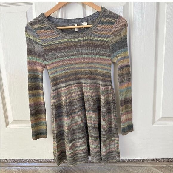 Anthro Moth striped space dye long sleeved sweater - Picture 7 of 13